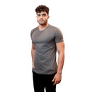 Camiseta Masculina Básica Algodão Egípcio Slim Fit Gola Redonda Lisa