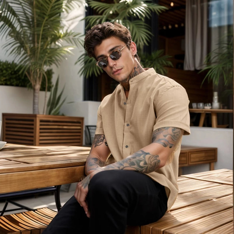 Camisa Gola Padre Manga Curta Luxo