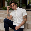 Camisa Gola Padre Manga Curta Luxo