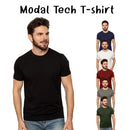 Camiseta Masculina Modal Camisa Básica Tech Shirt Premium T-shirt Não Amassa