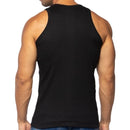 Kit 2 Camisetas Regatas Masculina Americana Canelada Algodão Elastano